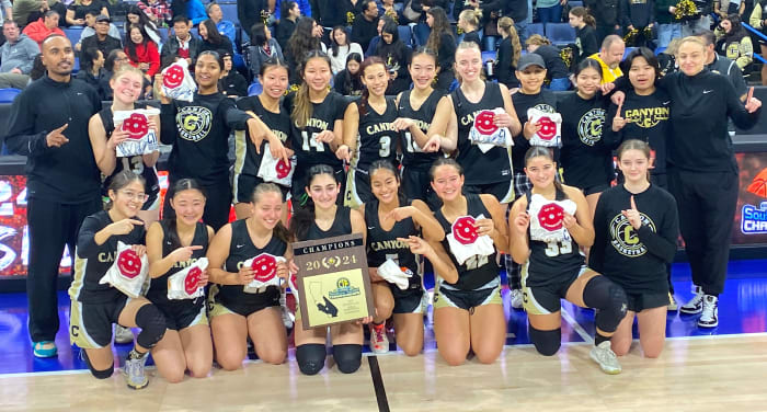 Canyon (Anaheim) girls basketball championship